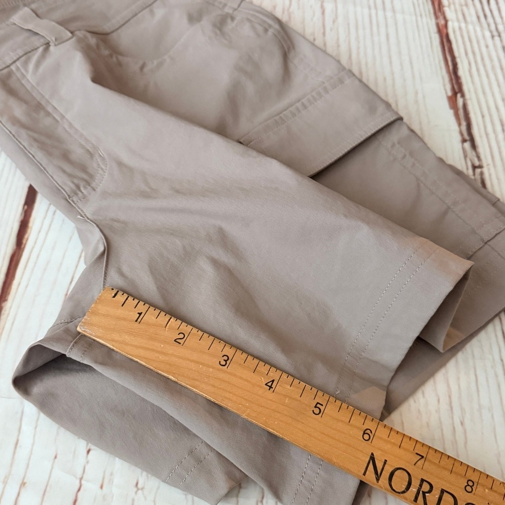 Eddie Bauer Summer Trail Shorts Womens 6 Tan Hiking Gorpcore Utility Cargo Nylon - Picture 6 of 10